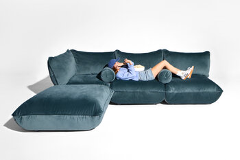 Sumo Corner Sofa Velvet Petrol