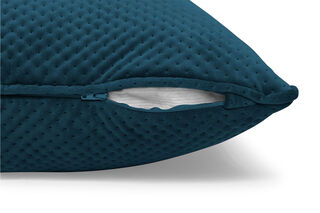 Royal Velvet Square Pillow Deep Sea