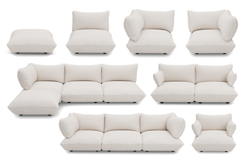 Sumo Armrest Boucle Creme