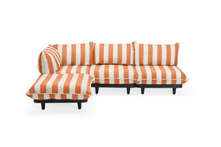 Paletti Set Large LEFT Stripe Orange Creme