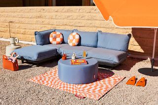 Paletti Hocker Seat Storm Blue