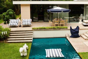 Rock 'N Roll + Original Slim Outdoor Stripe Ocean Blue