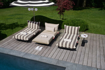 Paletti Set Large Right Stripe Cacao + Table Anthracite