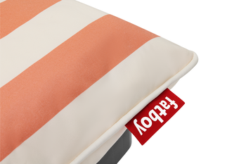 Paletti Lounge Chair Stripe Orange Creme