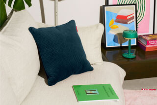 Royal Velvet Square Pillow Deep Sea