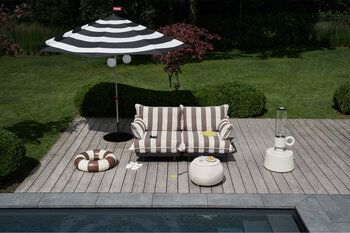 Paletti Set Large Right Stripe Cacao + Table Anthracite